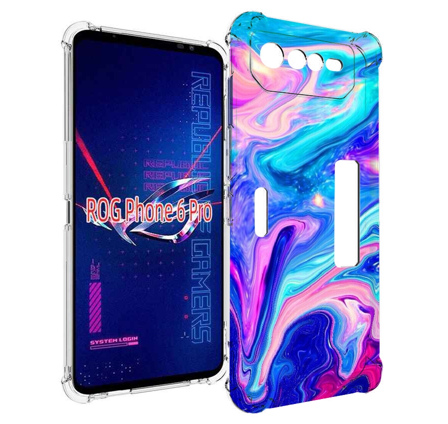 

Чехол MyPads акварельные-краски для Asus ROG Phone 6 Pro, Прозрачный, Tocco