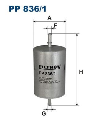 

Фильтр Топливный Filtron арт. PP836/1