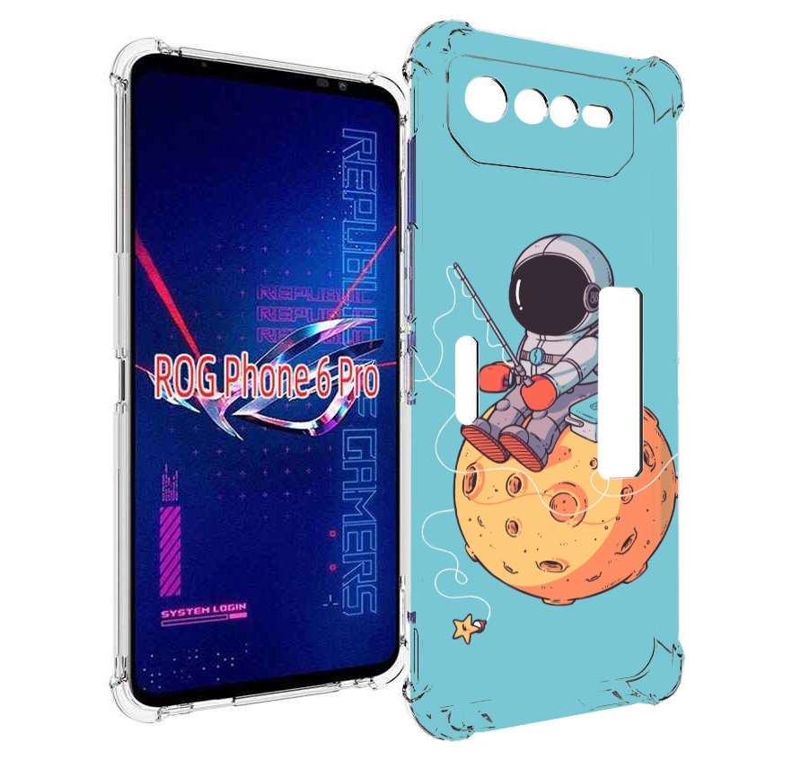 

Чехол MyPads астронавт ловит звезду для Asus ROG Phone 6 Pro, Прозрачный, Tocco