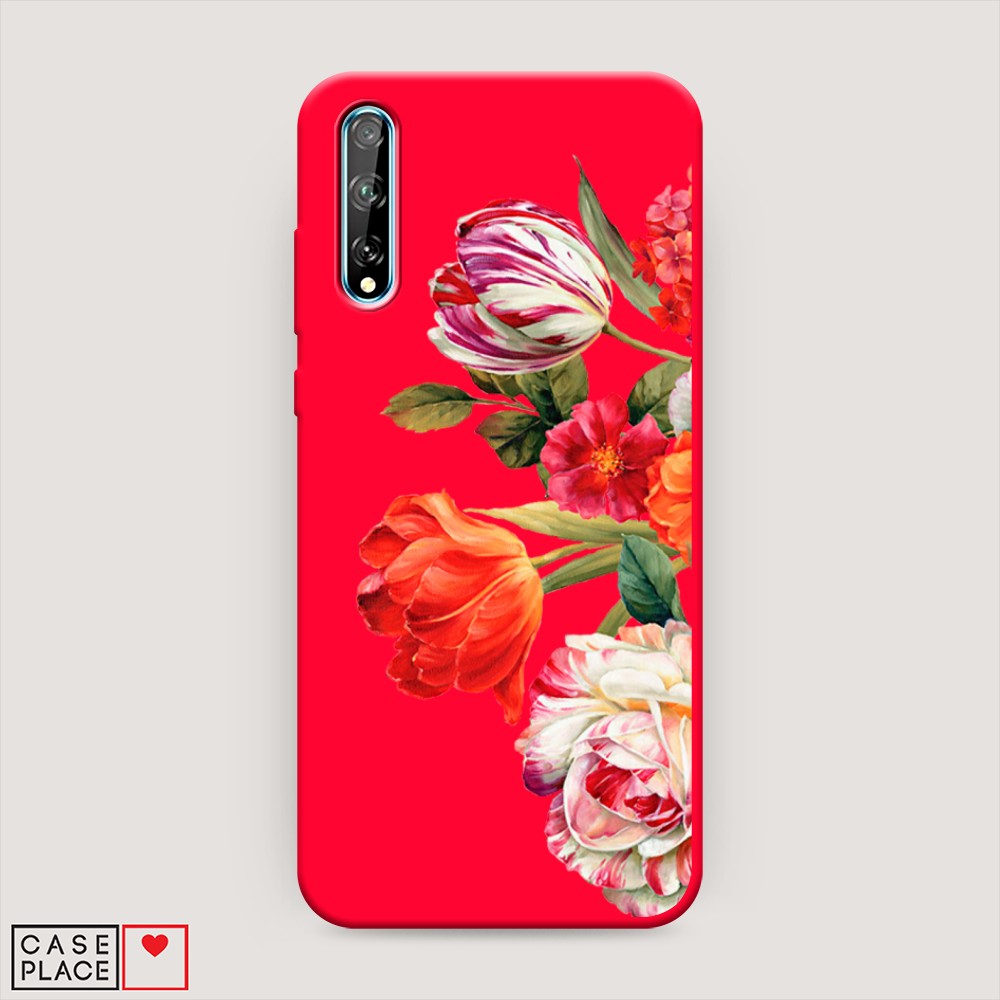 

Чехол Awog на Huawei Y8p/Huawei P Smart S "Весенний букет", Разноцветный, 6103553-1