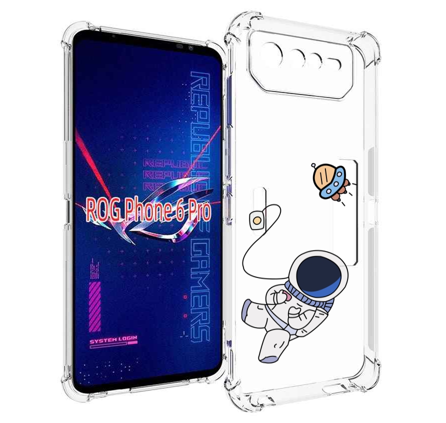 

Чехол MyPads астронавт для Asus ROG Phone 6 Pro, Прозрачный, Tocco