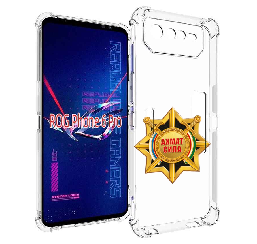 

Чехол MyPads ахмат сила для Asus ROG Phone 6 Pro, Прозрачный, Tocco