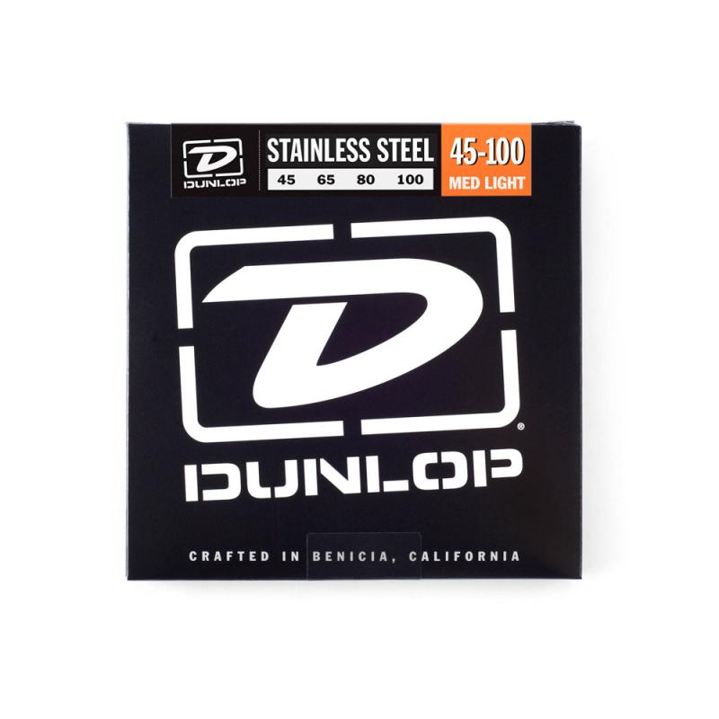 

Dunlop Dbs Stainless Steel Bass 45-100 струны для бас-гитары