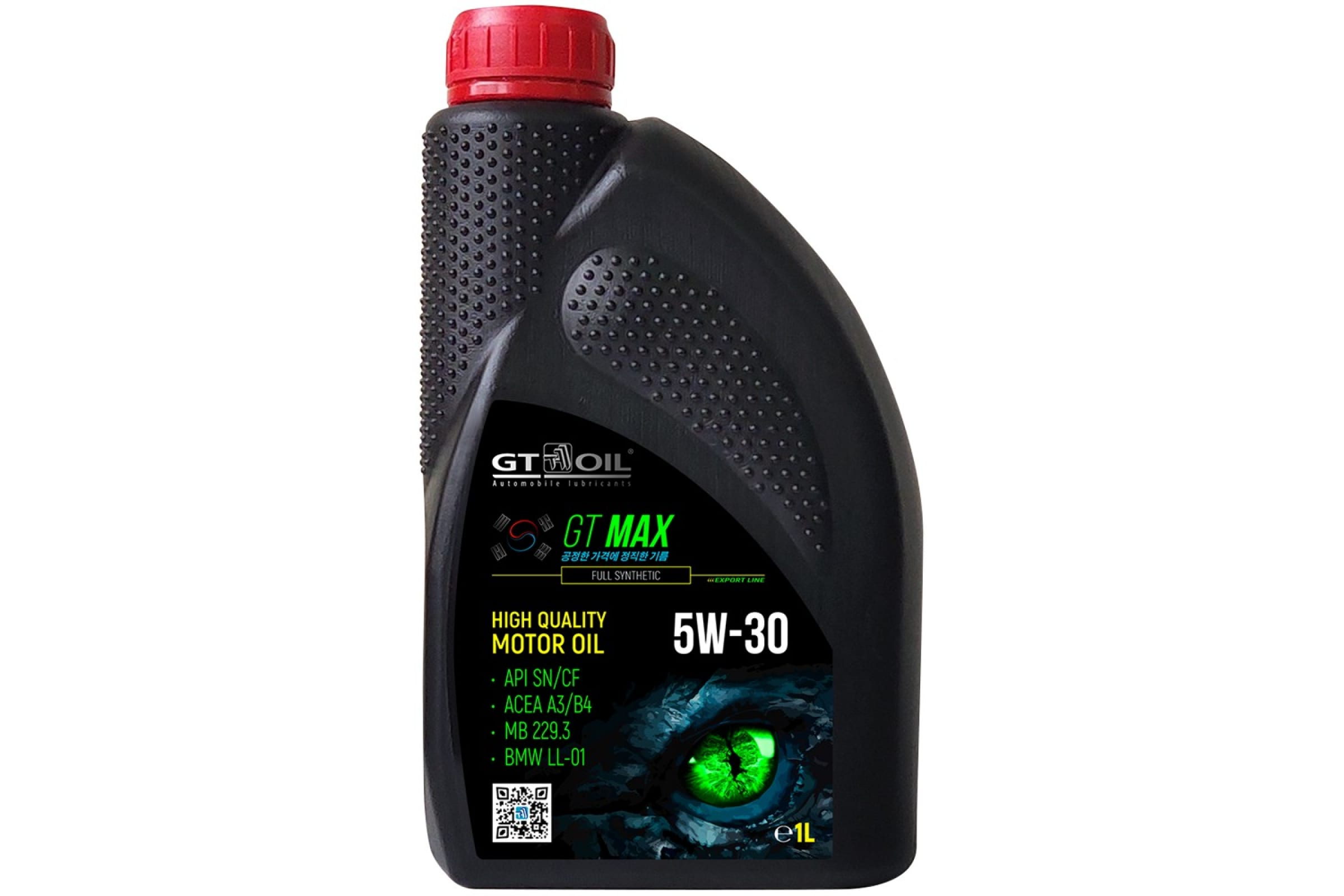 

Моторное масло GT OIL синтетическое Gt Max Sae 5w30 Api Sn/Cf 1л
