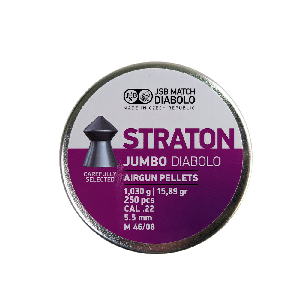 Пули для спортивной стрельбы JSB Straton Jumbo Diabolo 55 мм 103гр 250 штуп 2006₽