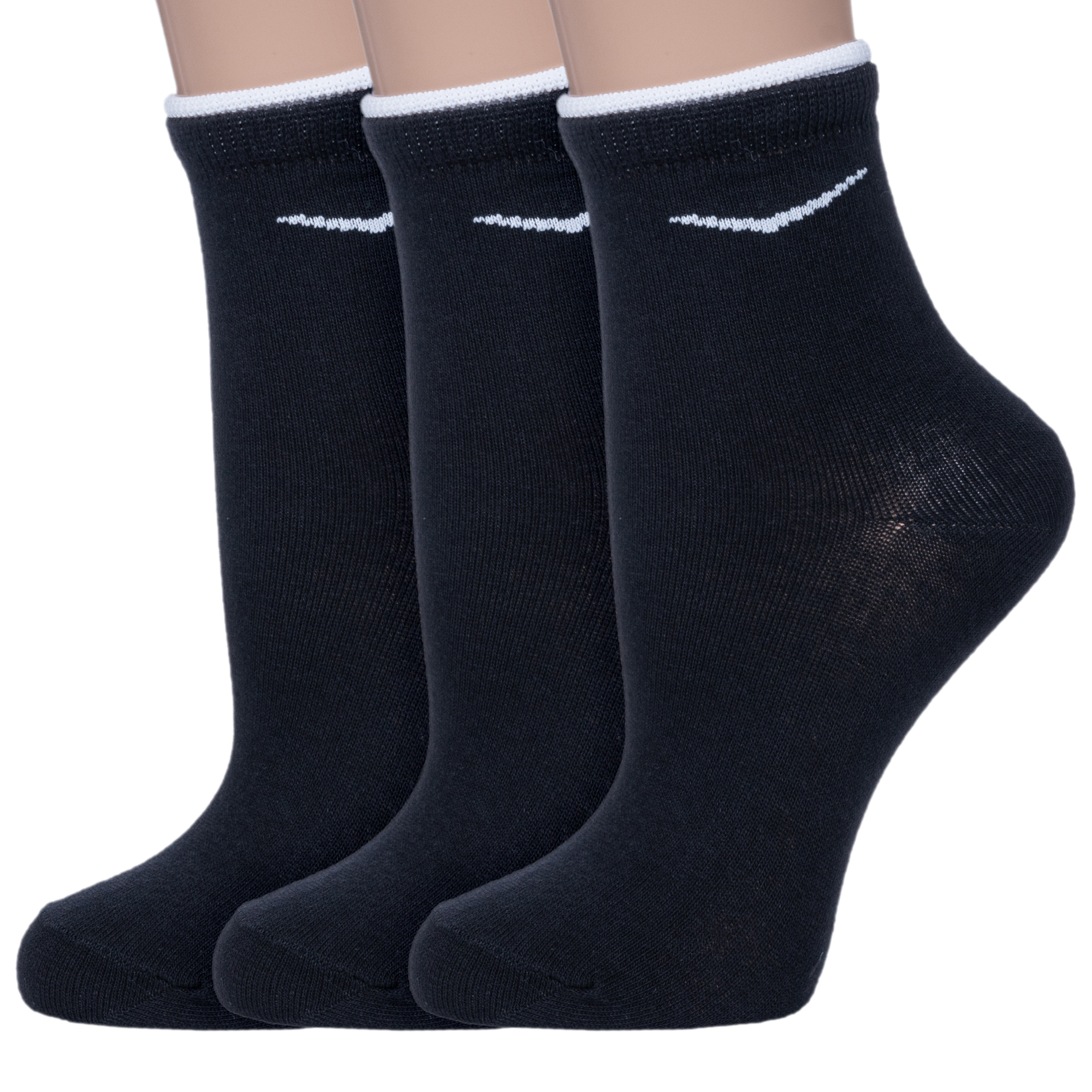 Комплект носков женских НАШЕ 3-4С63 черных 25