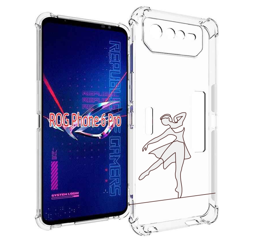 

Чехол MyPads балерина-белая для Asus ROG Phone 6 Pro, Прозрачный, Tocco