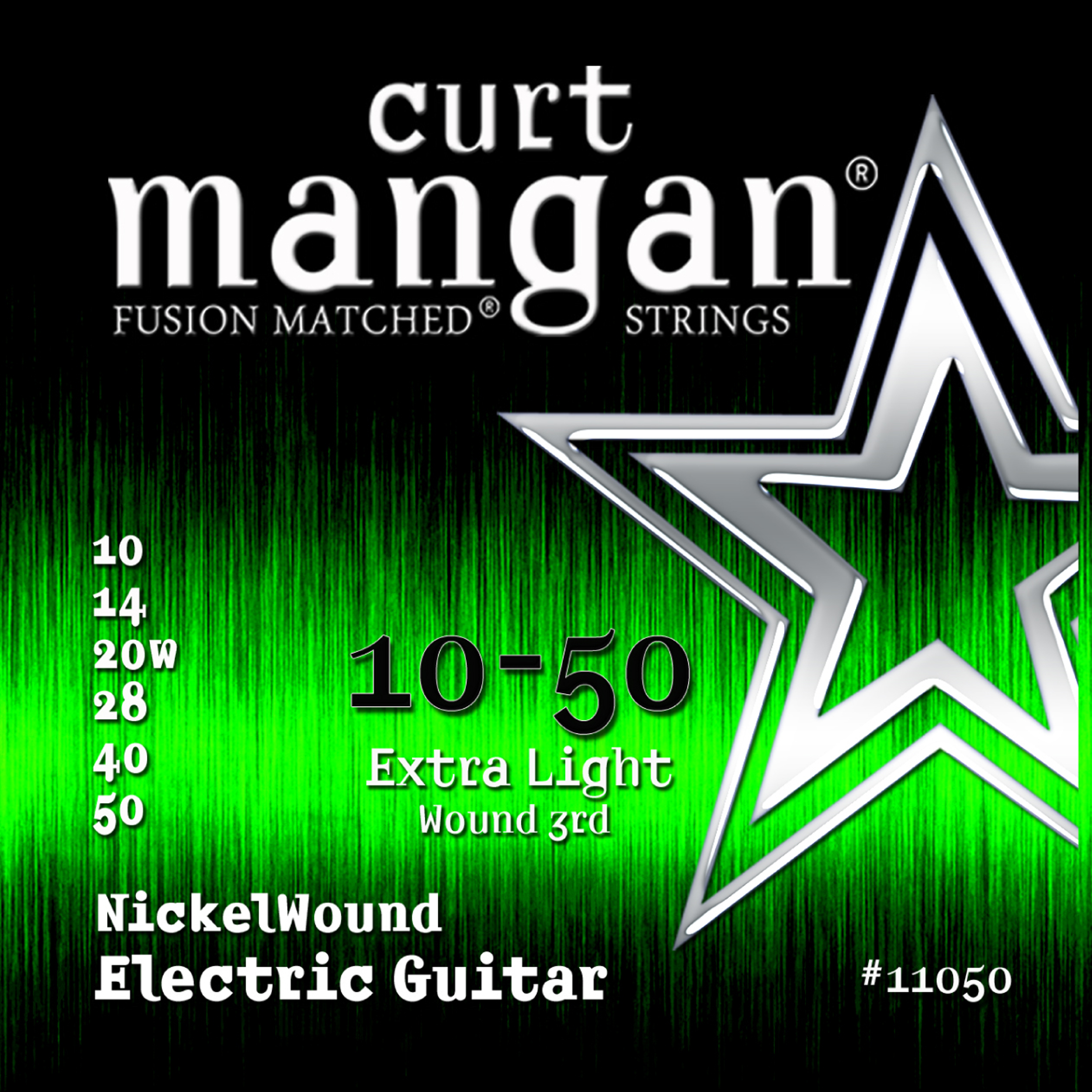 фото Curt mangan electric stainless steel 10-50 струны для электрогитары