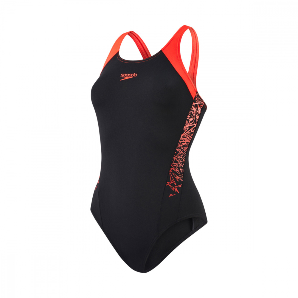 

Купальник слитный женский Speedo 8-10821B346 черный 30, 8-10821B346