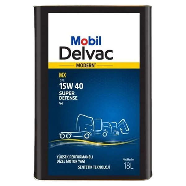 

Масло Mobil Delvac Modern 15w-40 Super Defense V4 (MX 15w40) (18 л)