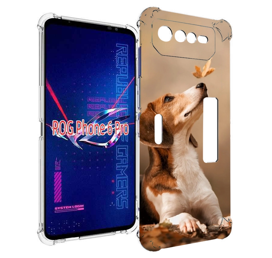 

Чехол MyPads бигль-собака для Asus ROG Phone 6 Pro, Прозрачный, Tocco