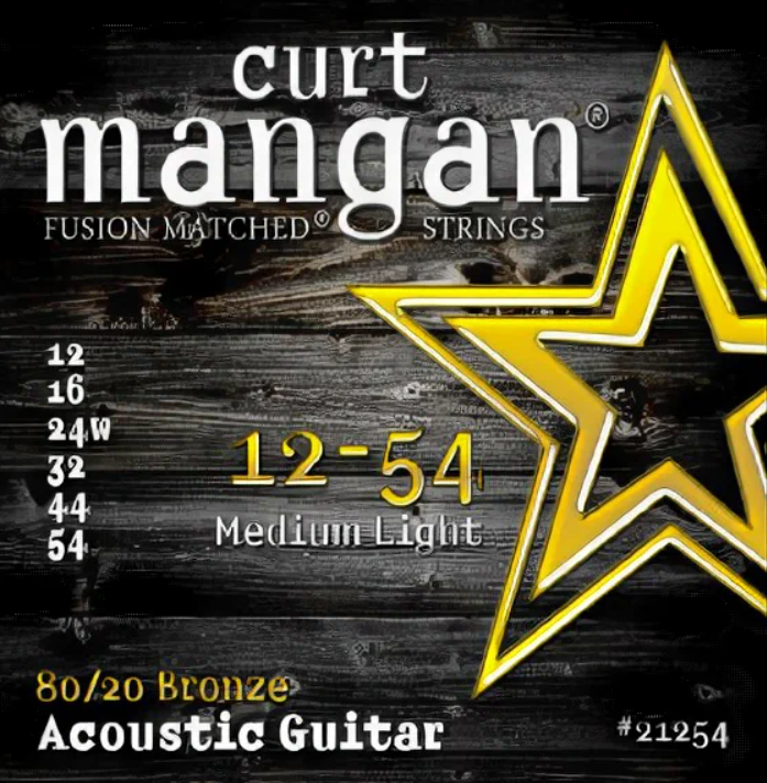 

Curt Mangan 80/20 Bronze 12-54 - струны для акустической гитары