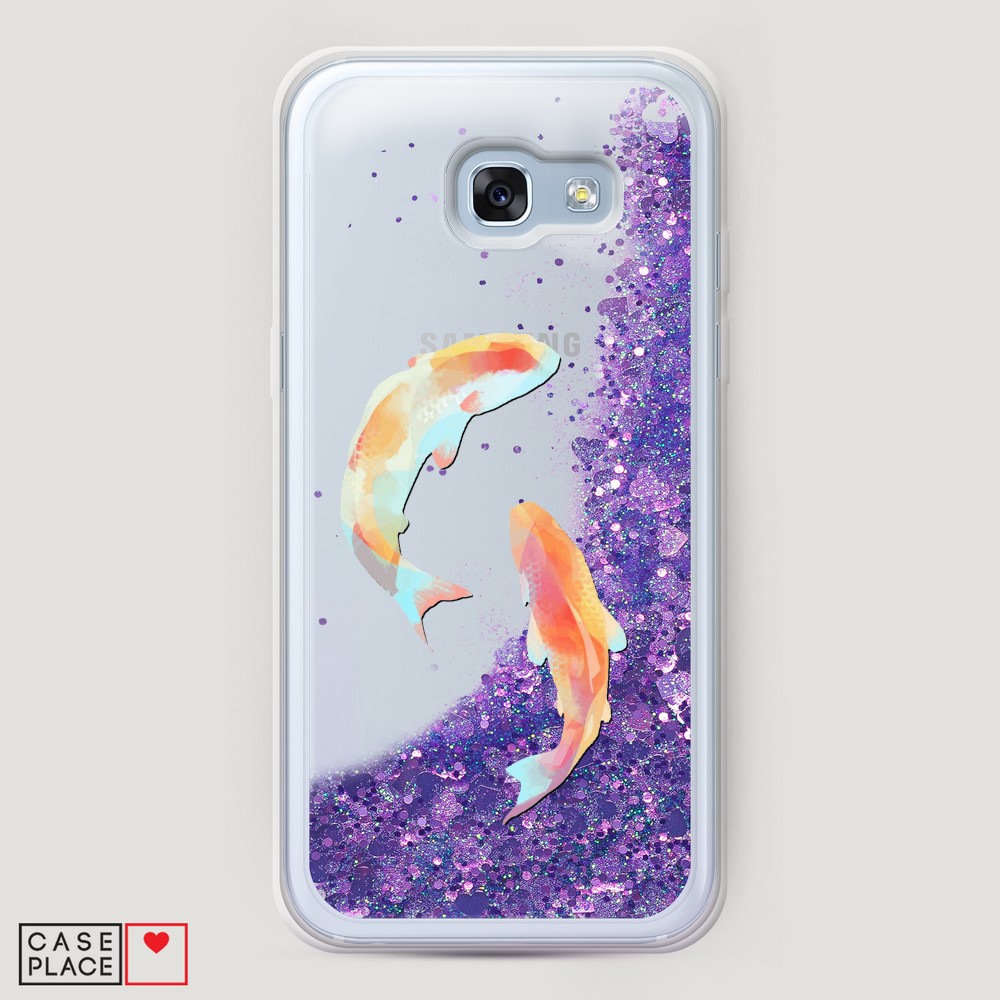 

Чехол Awog на Samsung Galaxy A5 2017 / Самсунг A5 2017 "Акварельные карпы", Разноцветный, 20692-1