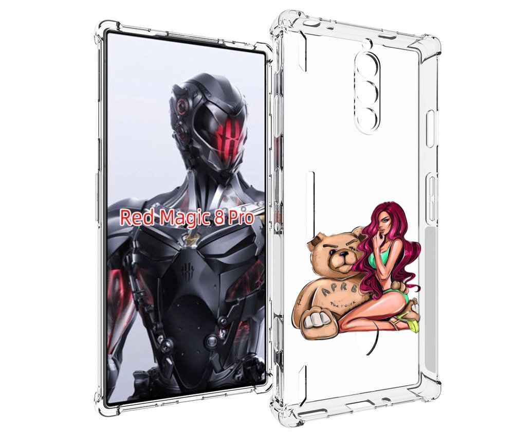 

Чехол MyPads девушка-с-большим-плюшевым-мишкой для ZTE Nubia Red Magic 8 Pro / Red Magi..., Tocco