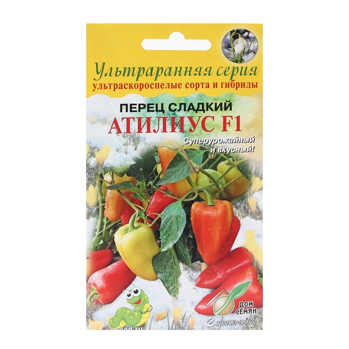 

Семена перец сладкий Атилиус F1 Дом семян 2869432-10p