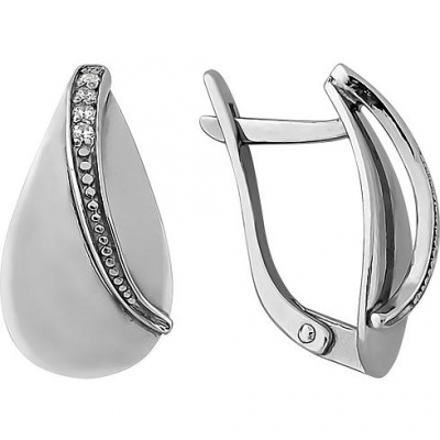 

Серьги с 8 фианитами из серебра Высоковы СД-1-157, СД-1-157