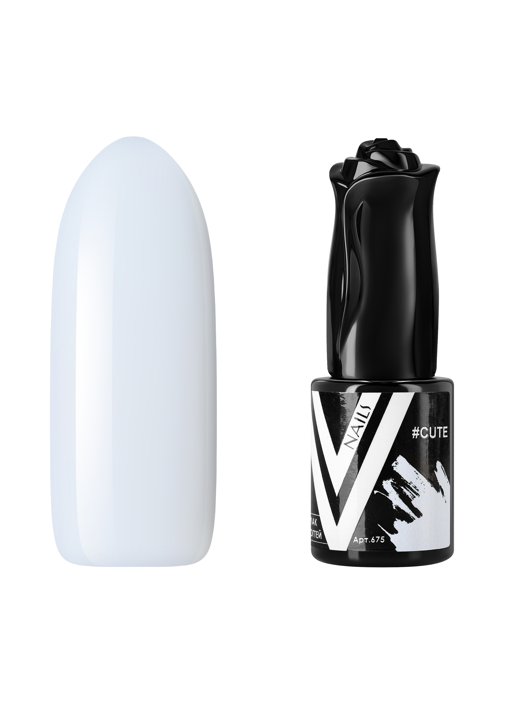 

Гель-лак для ногтей Vogue Nails плотный для маникюра нюд нежный, светлый голубой, 10 мл