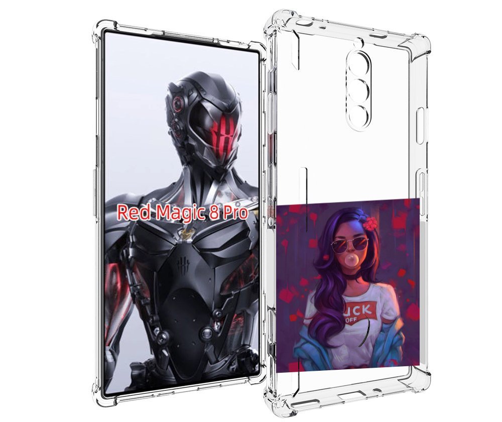 

Чехол MyPads девушка-с-жвачкой женской для ZTE Nubia Red Magic 8 Pro / Red Magic 8 Pro ..., Tocco