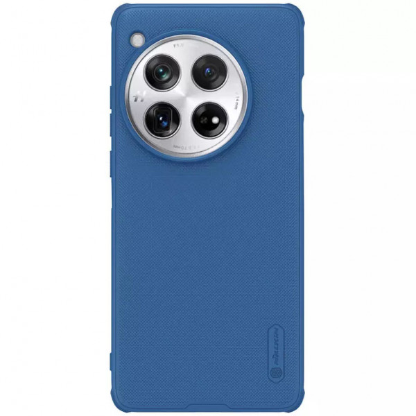 

Матовый чехол Nillkin Super Frosted Shield Pro для OnePlus 12, синий, Super Frosted Shield Pro
