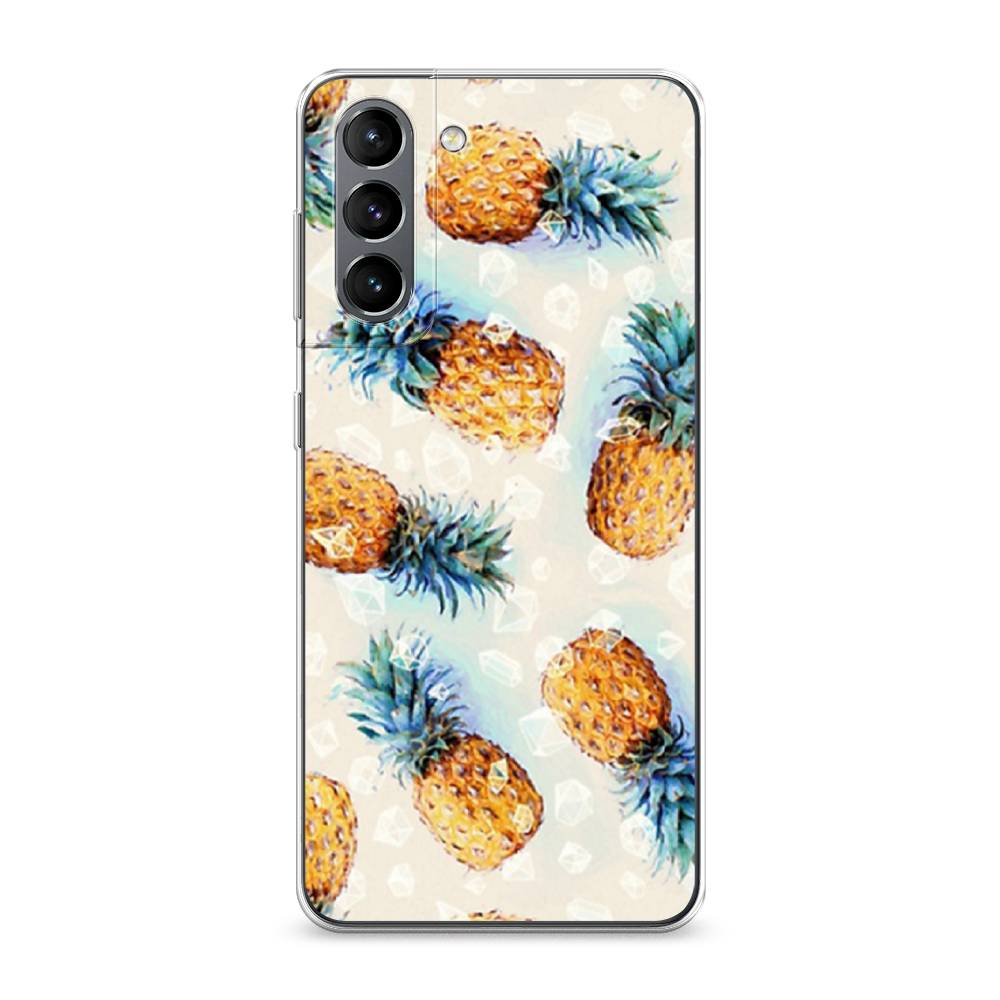 

Чехол Awog на Samsung Galaxy S21 / Самсунг S21 "Ананасы", Бежевый, 2101850-3