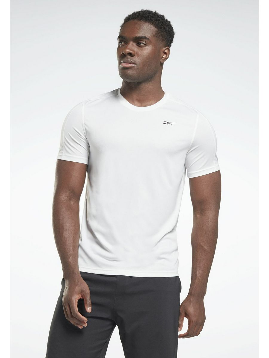 

Футболка мужская Reebok RE542D18V белая L, Белый, RE542D18V