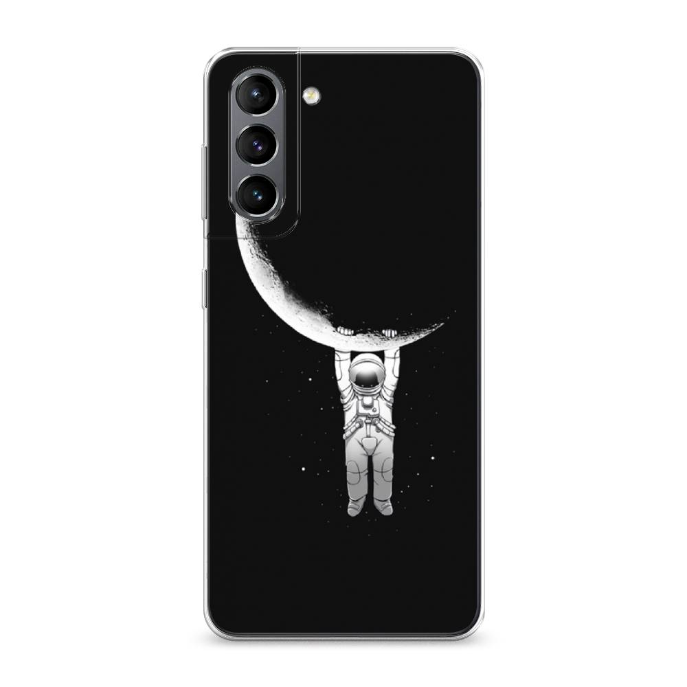

Чехол Awog на Samsung Galaxy S21 / Самсунг S21 "Космонавт", Белый;черный, 2101850-4