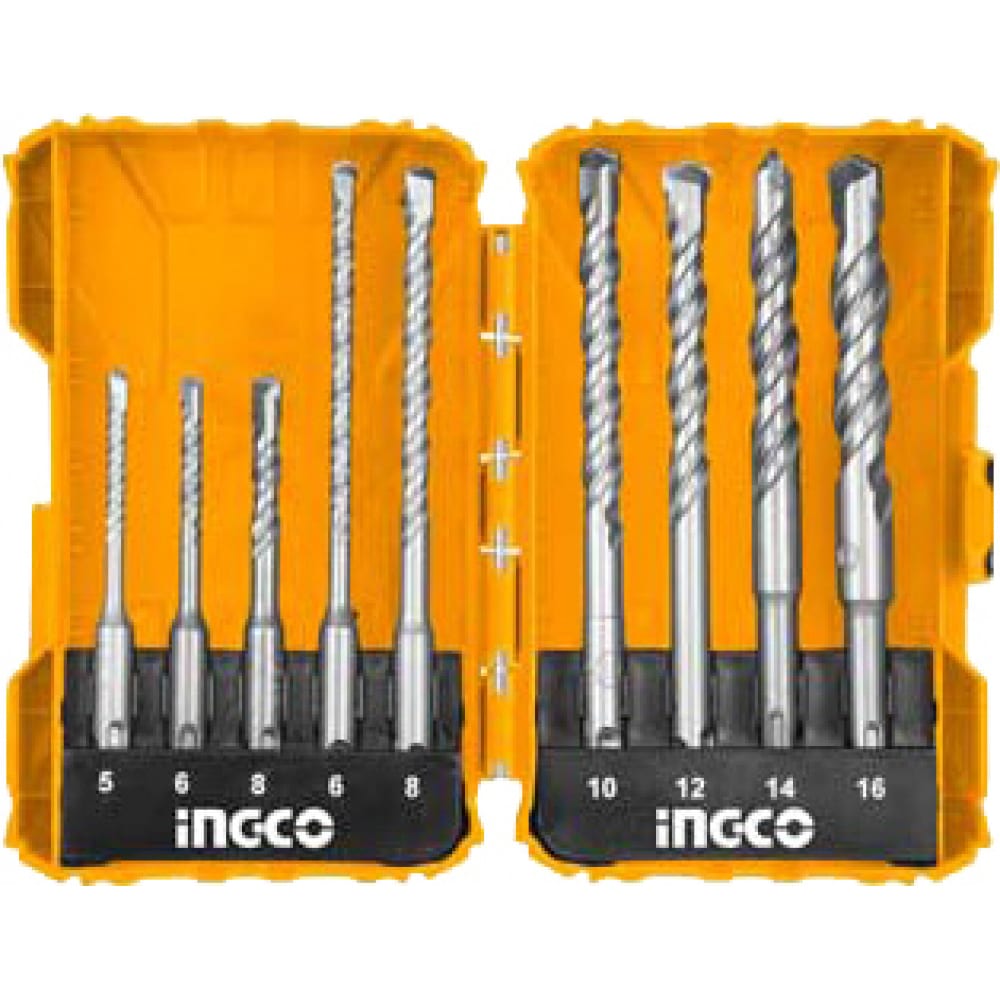 

Набор буров (9 шт; SDS-plus) INGCO AKDL30901