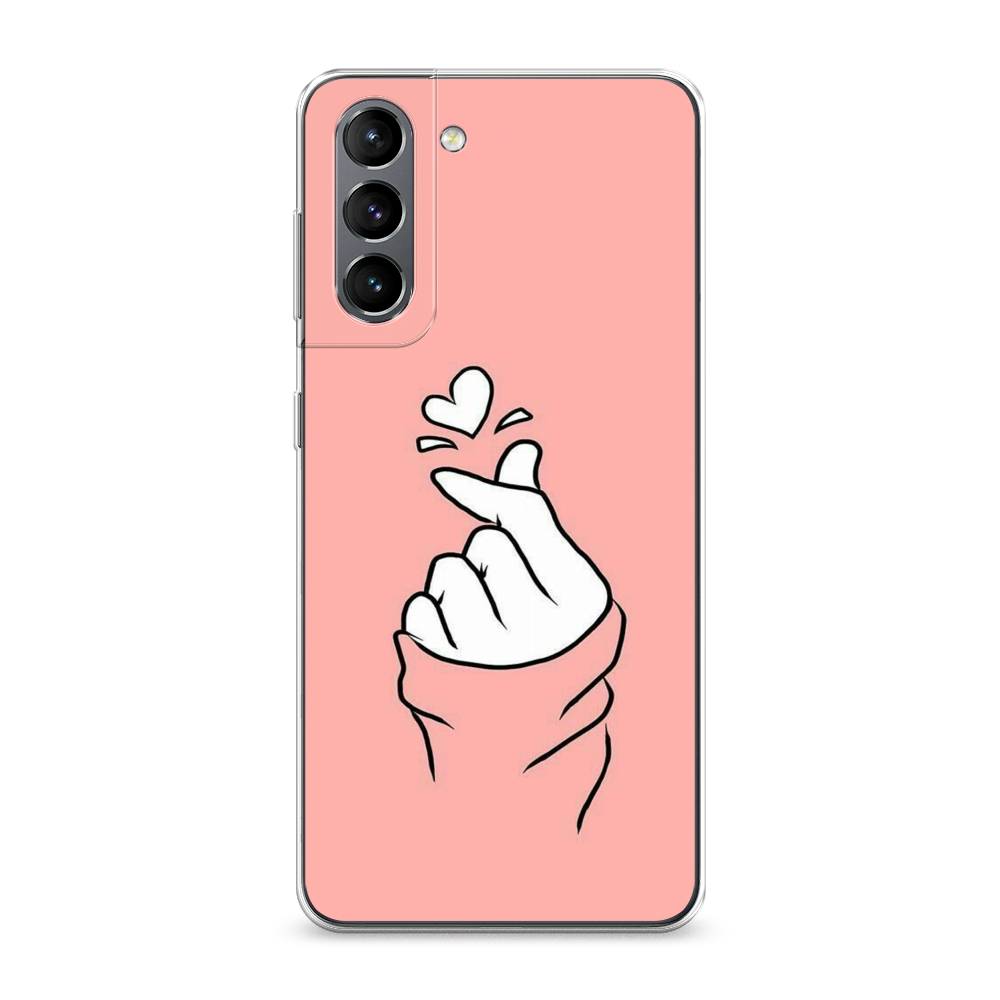 

Чехол Awog на Samsung Galaxy S21 / Самсунг S21 "Любовь-щелк", Оранжевый, 2101850-7