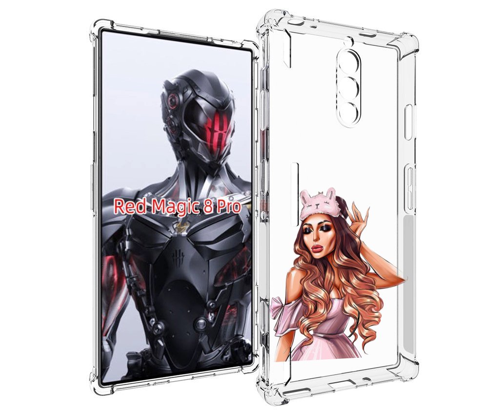 

Чехол MyPads девушка-с-маской-для-сна женский для ZTE Nubia Red Magic 8 Pro / Red Magic..., Tocco