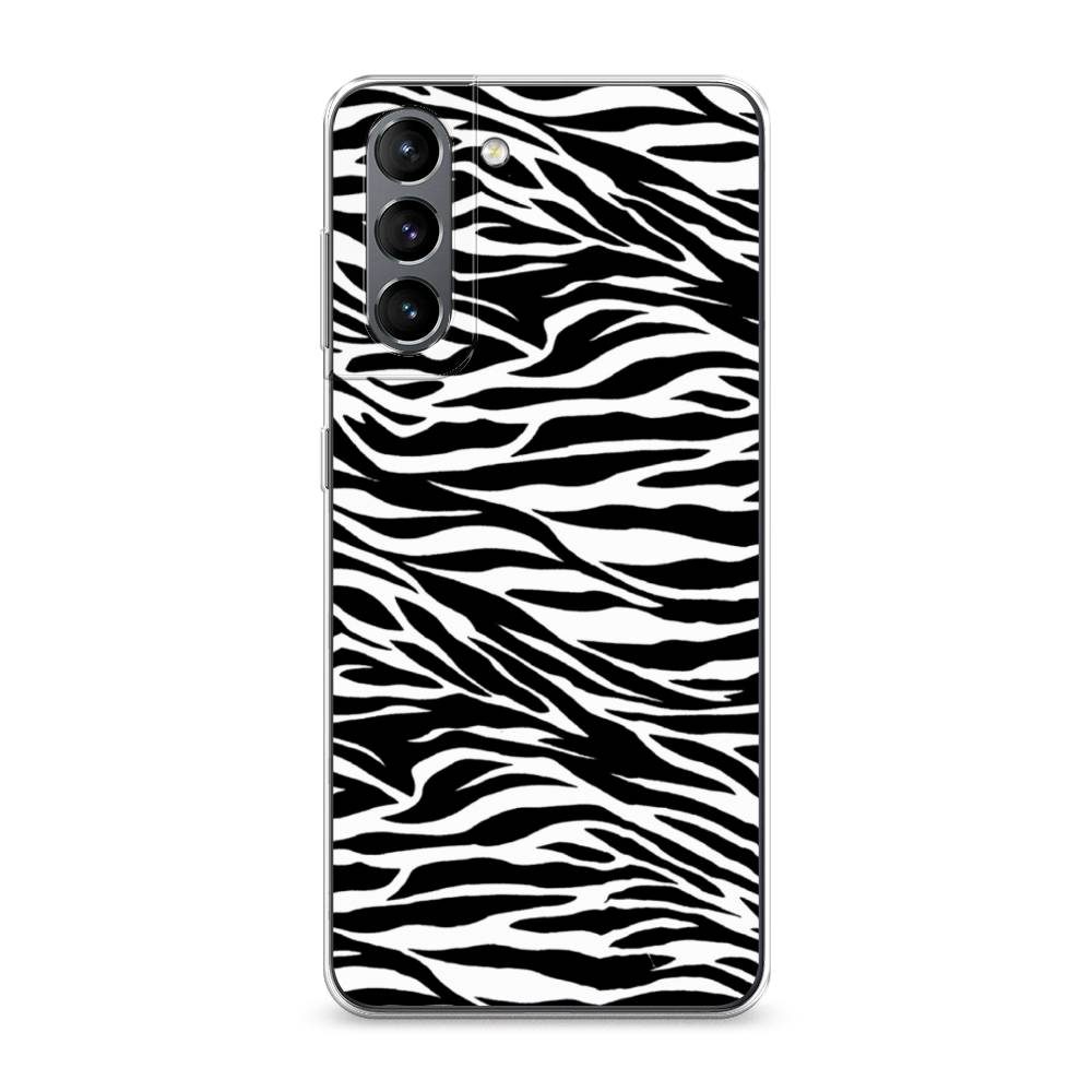 

Чехол Awog на Samsung Galaxy S21 / Самсунг S21 "Принт зебра", Белый;серый;черный, 2101850-7