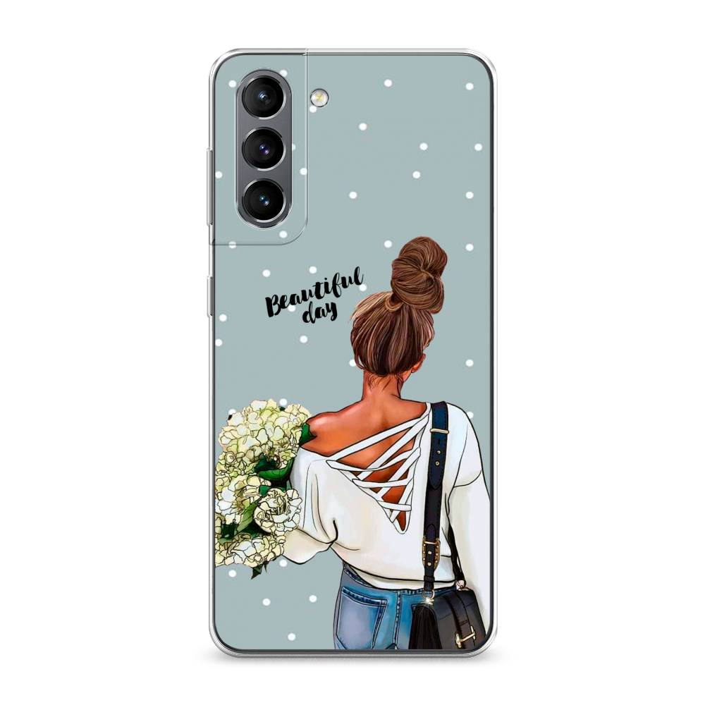 

Чехол Awog на Samsung Galaxy S21 / Самсунг S21 "Beautiful day", Голубой;коричневый;бежевый, 2101850-6