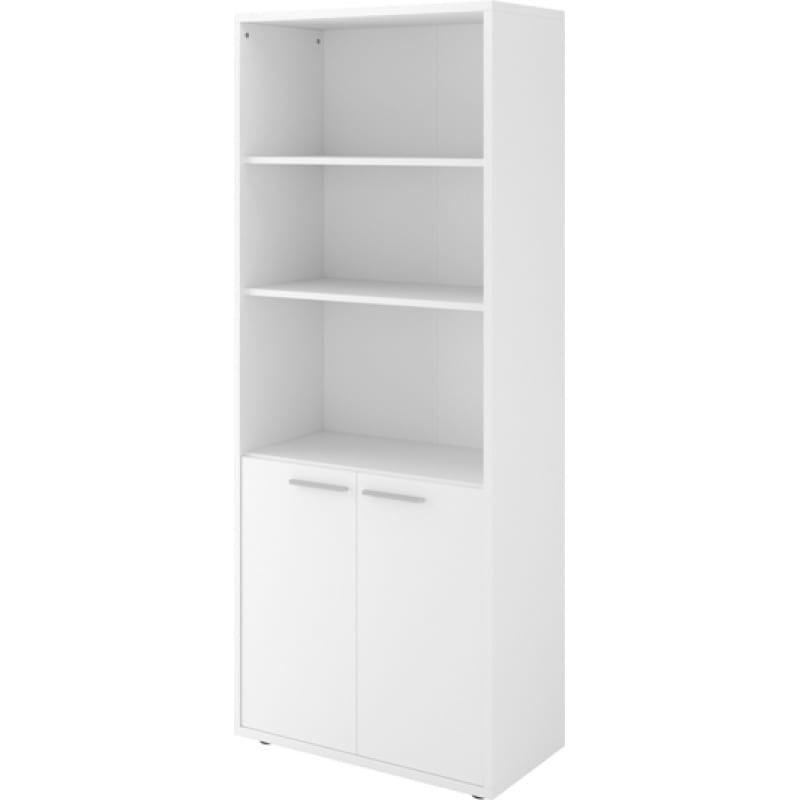 

Монолит Шкаф высокий 3 откр. полки 800x400x1980 Белый30 ДБ41