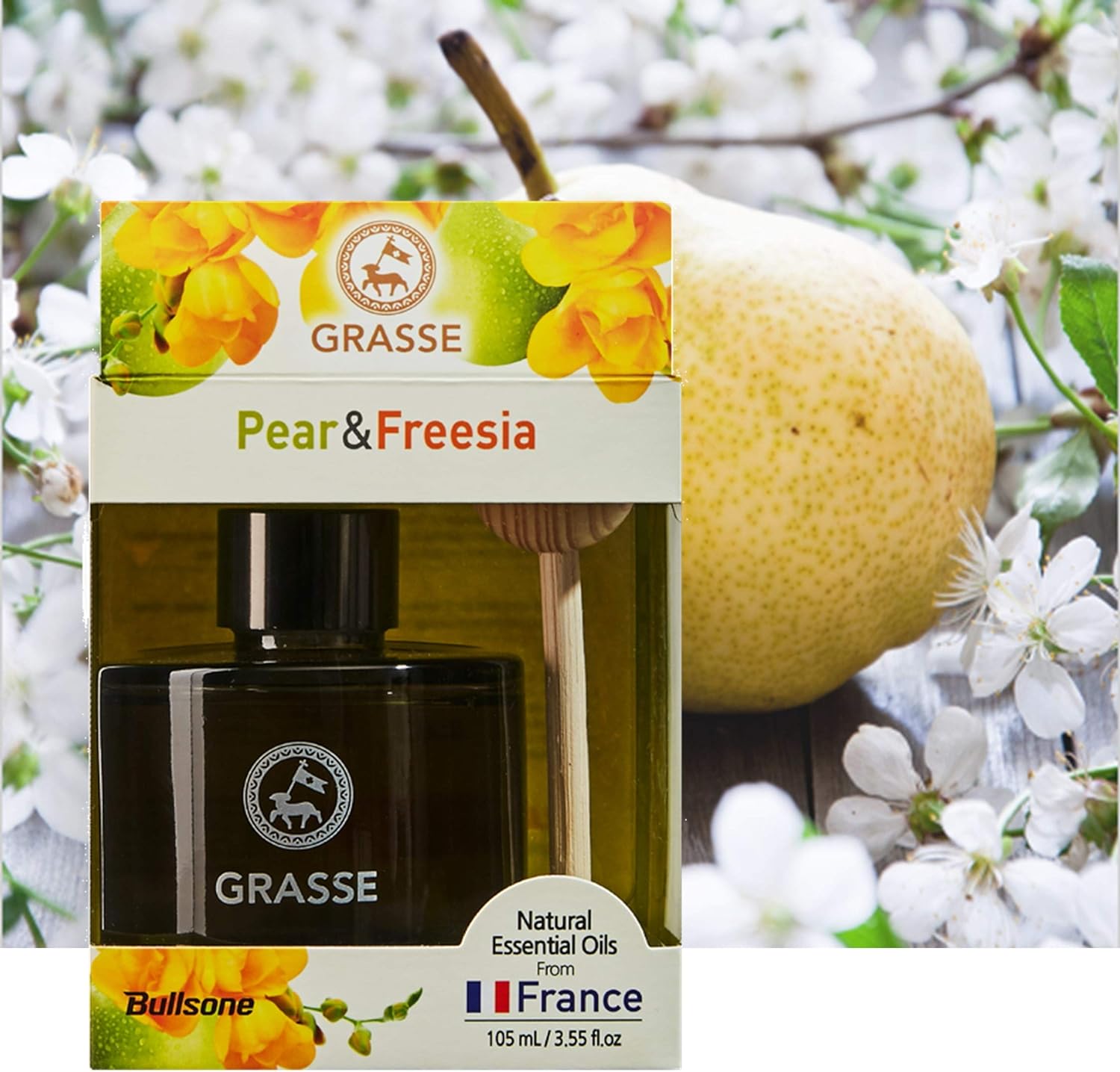 Ароматический диффузор Bullsone GRASSE L'ESTEREL Pear&Freesia ( Груша и Фрезия ) 105мл