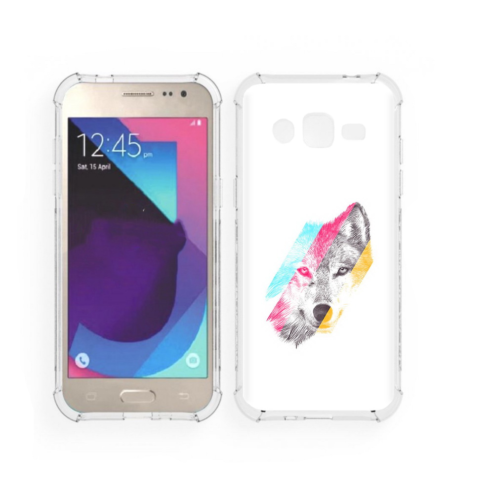 

Чехол MyPads Tocco для Samsung Galaxy J2 волк градиент (PT226924.572.268), Прозрачный, Tocco