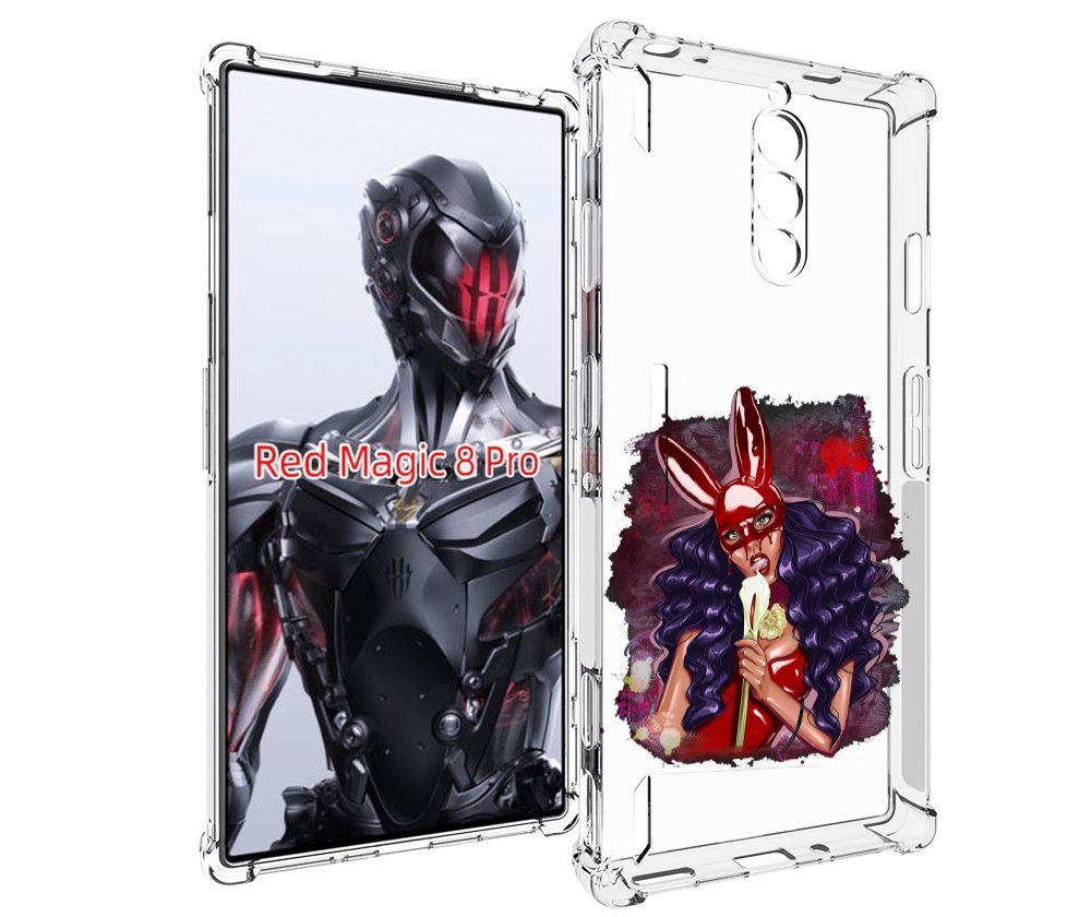 

Чехол MyPads девушка-с-текучей-маской женский для ZTE Nubia Red Magic 8 Pro / Red Magic..., Tocco