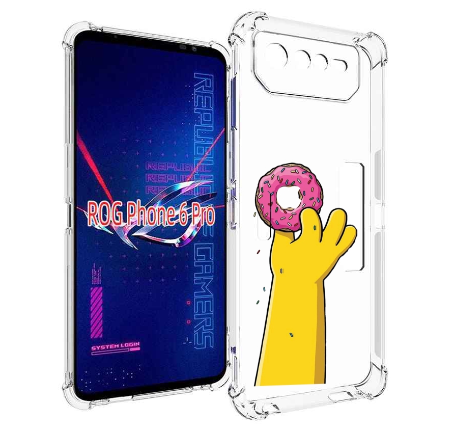 

Чехол MyPads вкусный-пончик для Asus ROG Phone 6 Pro, Прозрачный, Tocco