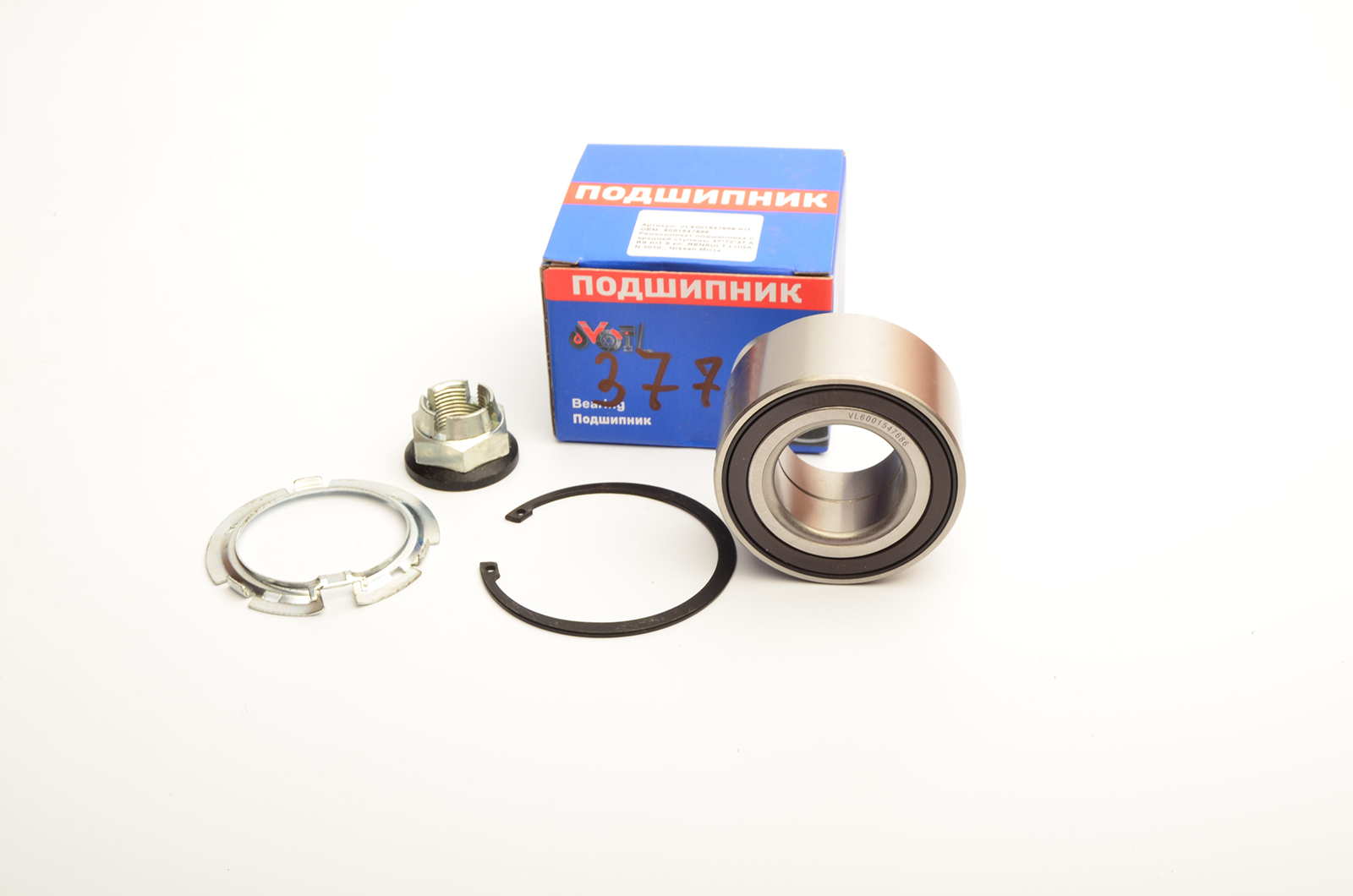 

Ступичный подшипник VOIL передний lada largus, vesta с ABS 8кл, 6001547686KIT