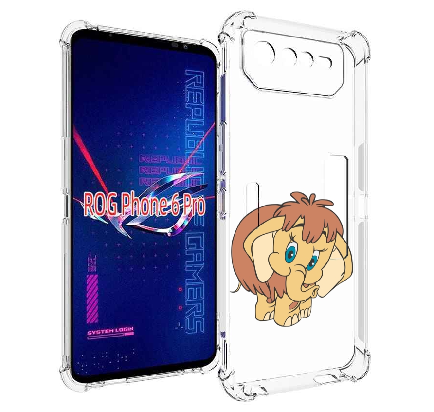 

Чехол MyPads волосатый-слоник детский для Asus ROG Phone 6 Pro, Прозрачный, Tocco