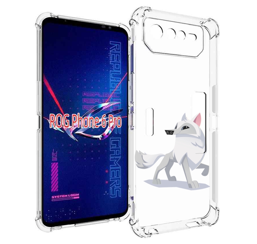 

Чехол MyPads волчок-серый для Asus ROG Phone 6 Pro, Прозрачный, Tocco
