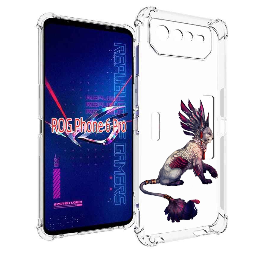 

Чехол MyPads волшебная-пума для Asus ROG Phone 6 Pro, Прозрачный, Tocco