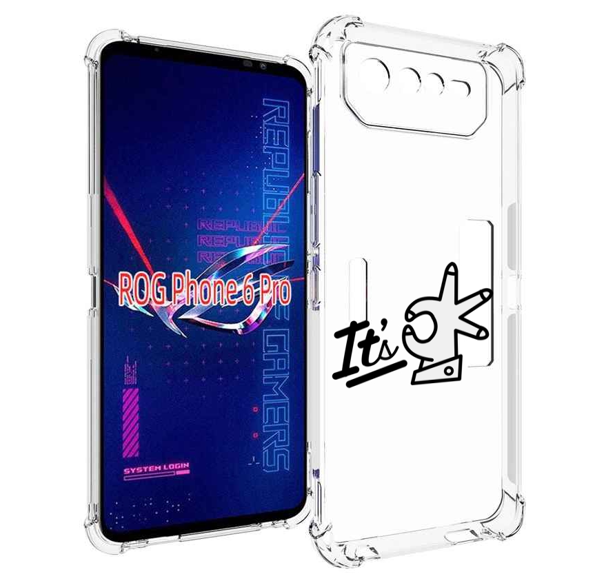 

Чехол MyPads все-ок для Asus ROG Phone 6 Pro, Прозрачный, Tocco