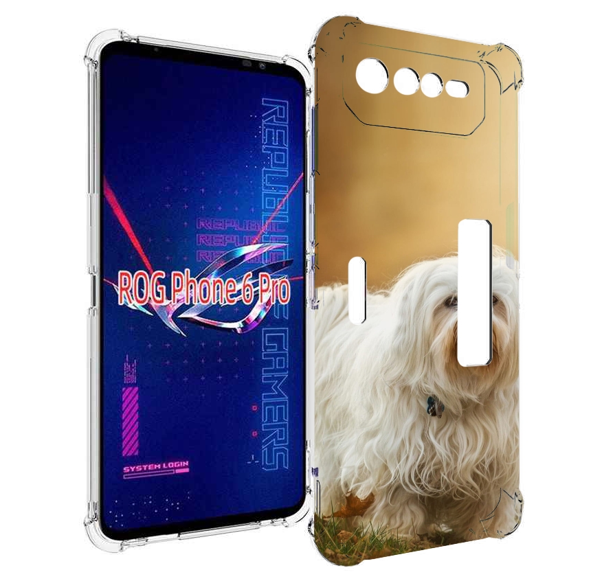 

Чехол MyPads гаванскии бишон для Asus ROG Phone 6 Pro, Прозрачный, Tocco