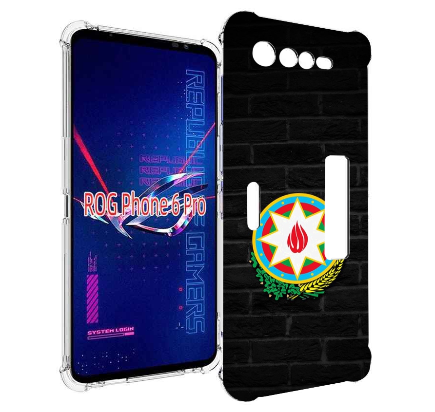 

Чехол MyPads герб азербаиджана для Asus ROG Phone 6 Pro, Прозрачный, Tocco