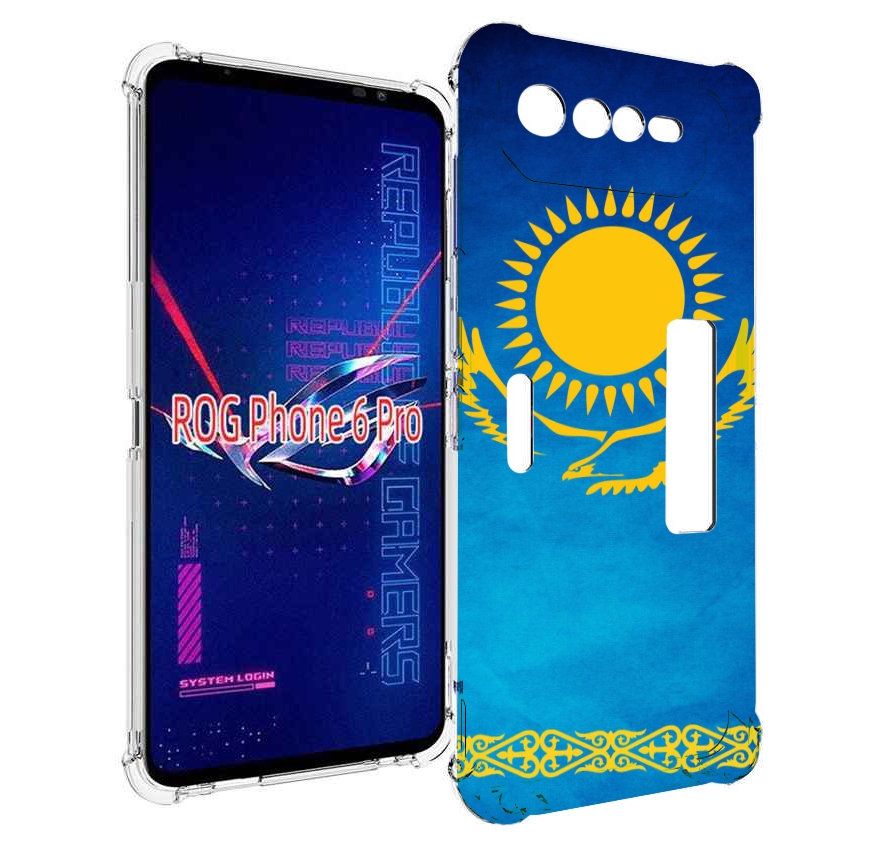 

Чехол MyPads герб и флаг казахстана для Asus ROG Phone 6 Pro, Прозрачный, Tocco