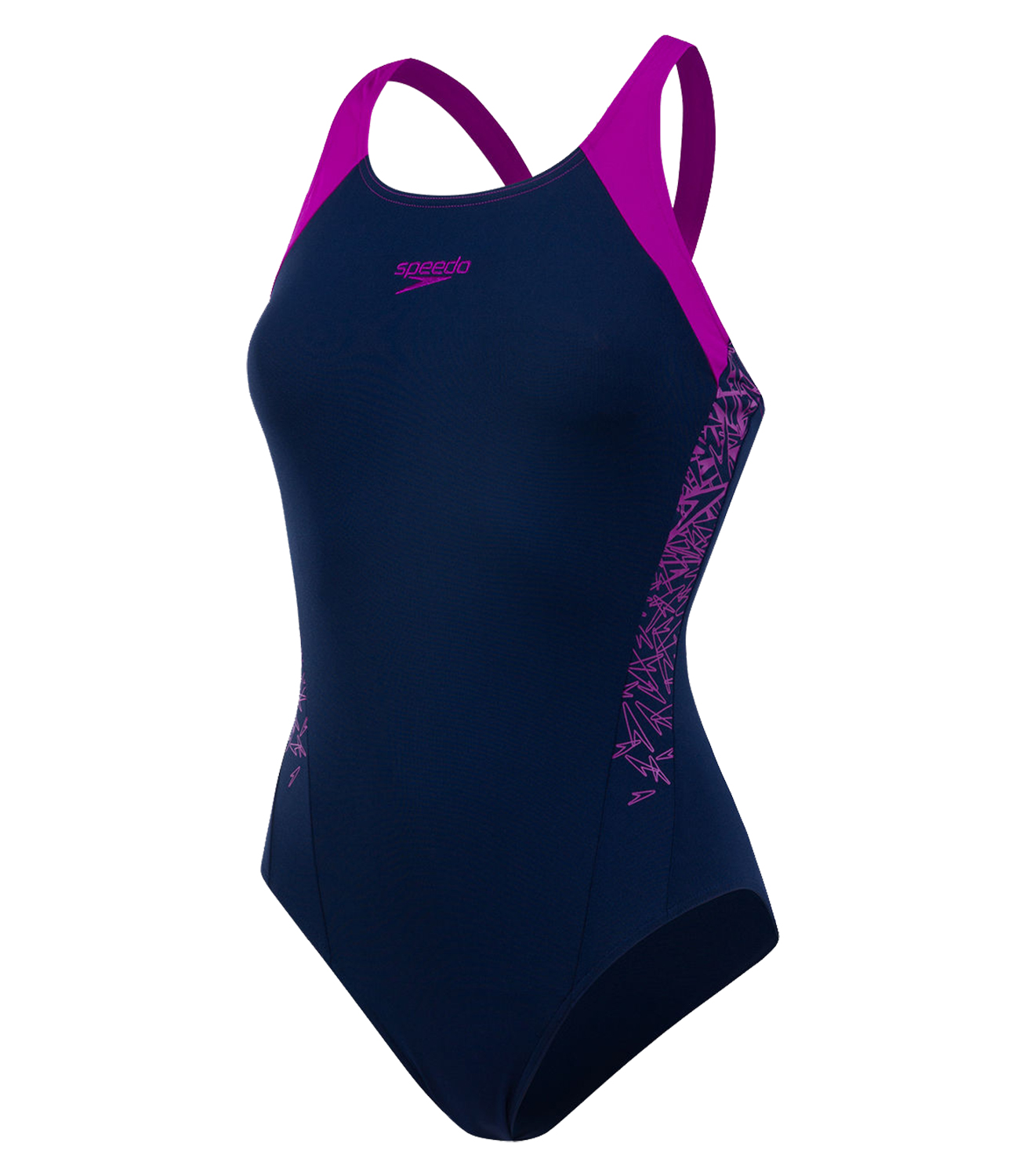 

Купальник слитный женский Speedo 8-10821C224 синий 28, 8-10821C224