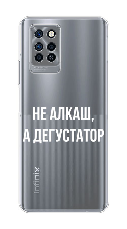 

Чехол на Infinix Note 10 Pro "Дегустатор", Белый;бежевый, 3100150-6