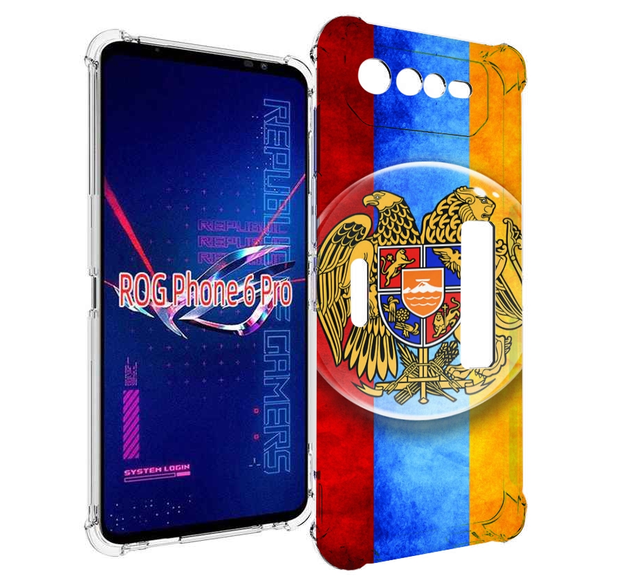 

Чехол MyPads герб флаг армении для Asus ROG Phone 6 Pro, Прозрачный, Tocco
