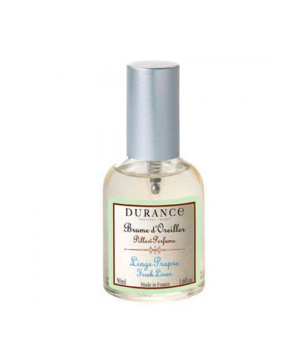 Ароматический спрей для белья Durance Pillow Perfume Fresh Linen 50мл (свежее белье)