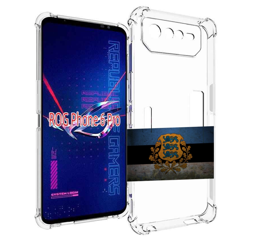 

Чехол MyPads герб флаг эстонии-1 для Asus ROG Phone 6 Pro, Прозрачный, Tocco