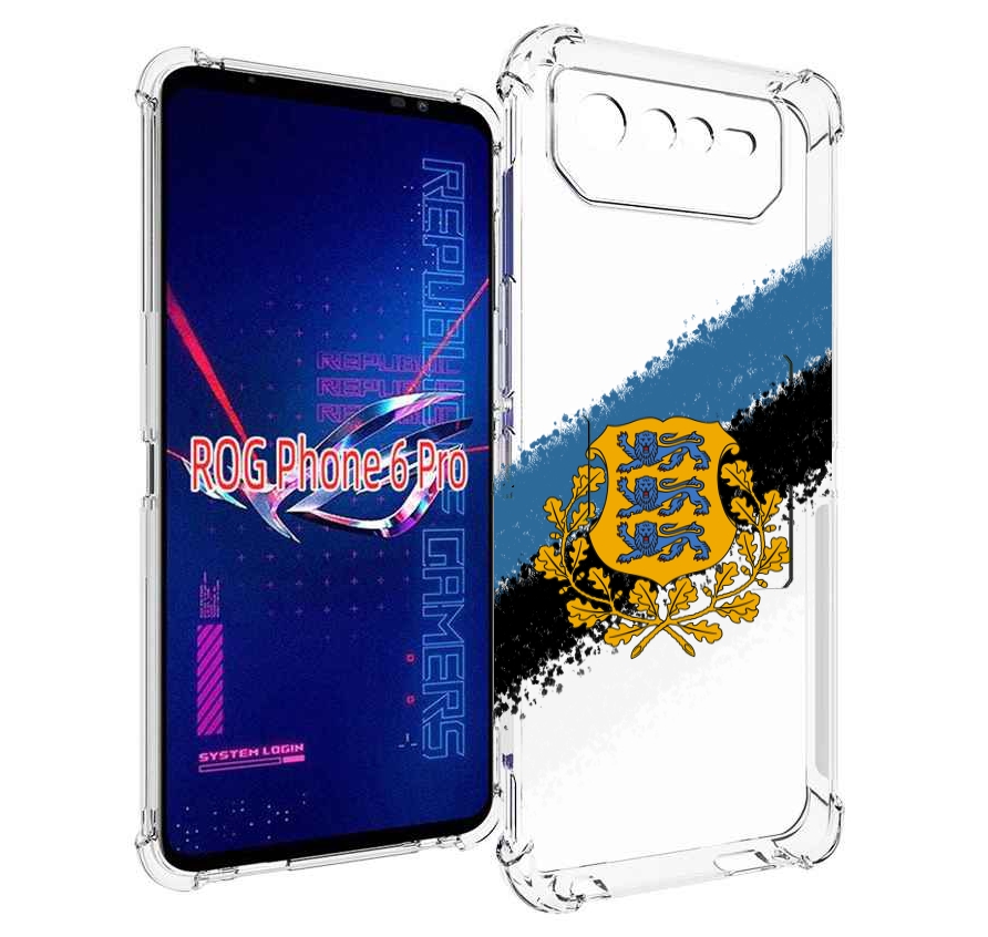 

Чехол MyPads герб флаг эстонии-2 для Asus ROG Phone 6 Pro, Прозрачный, Tocco